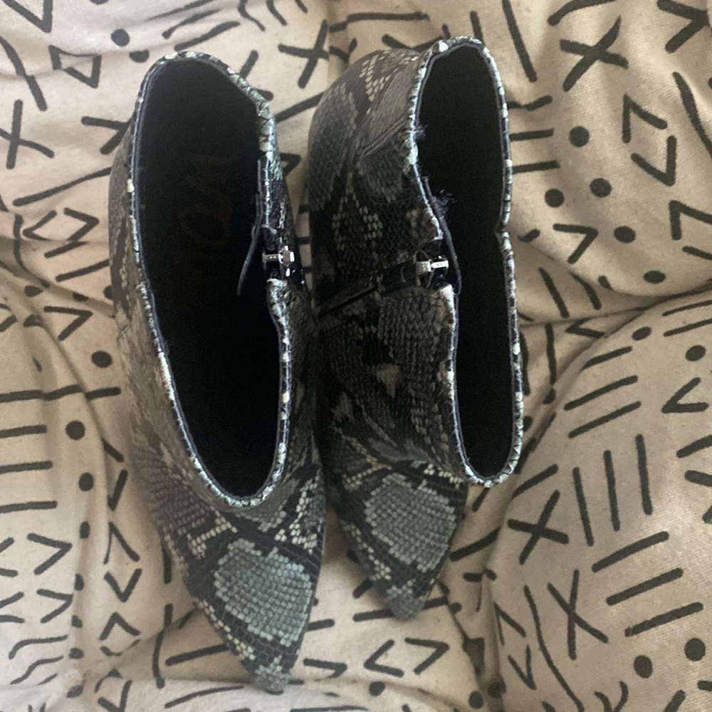 Sam Edelman Raelle Snakeskin Bootie - Picture 7 of 12